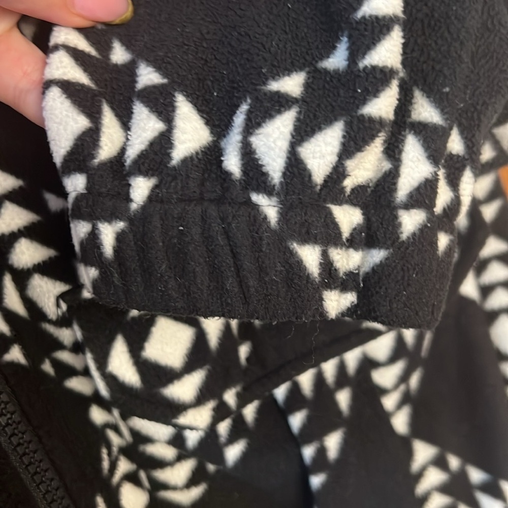 VOLCOM Jacket Cropped Fleece Zip Up with Hood | - Picture 6 of 8